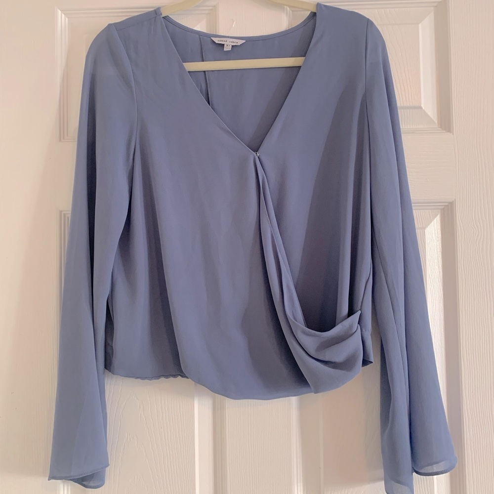 Dusky Blue naked zebra Blouse